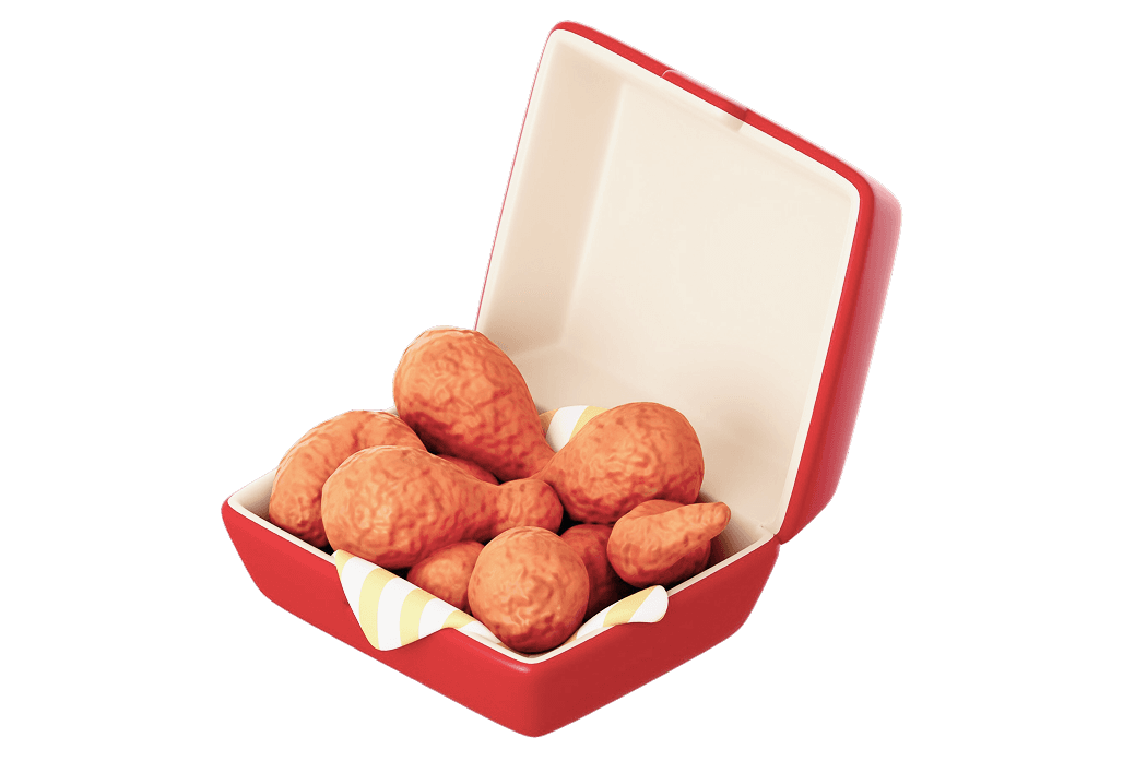 Crispy chicken basket